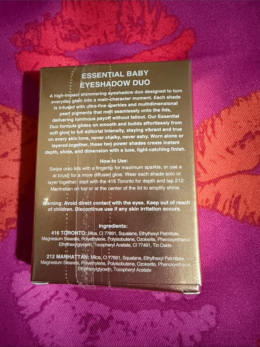 ISH Essential Baby Eyeshadow Duo - Brown Shades. Sealed.